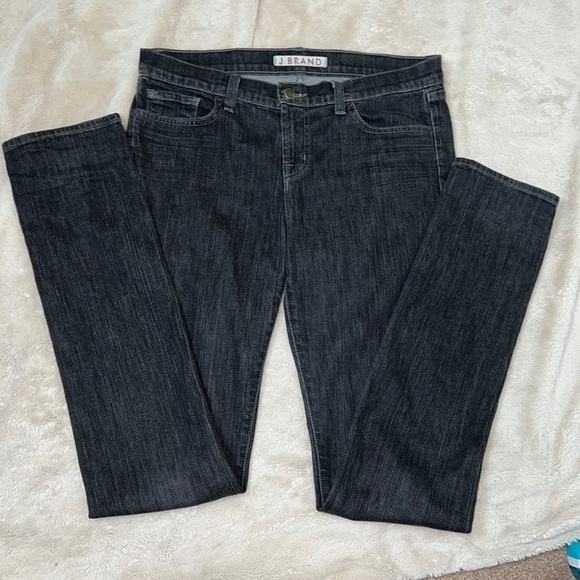 J Brand Charcoal Gray Pencil Leg Jeans - Size 30 - Picture 4 of 8